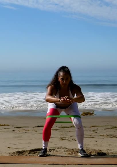 S01:E01 - 35 Min HIIT Workout With Weights poster
