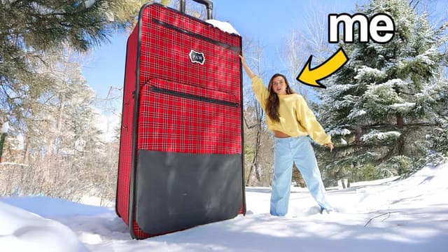 S03:E11 - Surviving World's Largest Suitcase in Snow