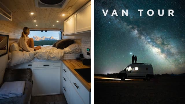 S01:E04 - Van Tour Full Time Adventure Filmmaker Builds Out Dream Camper Van