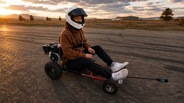 S01:E09 - I Built a Go Kart From Walmart Parts