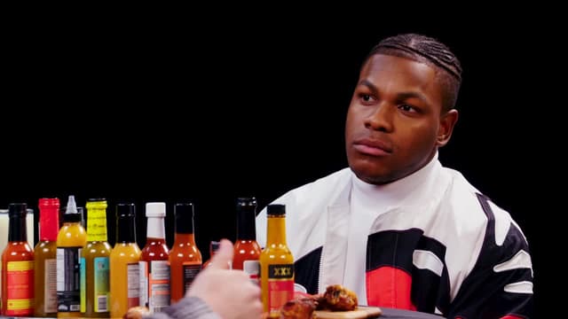 S10:E12 - John Boyega Summons the Force While Eating Spicy Wings