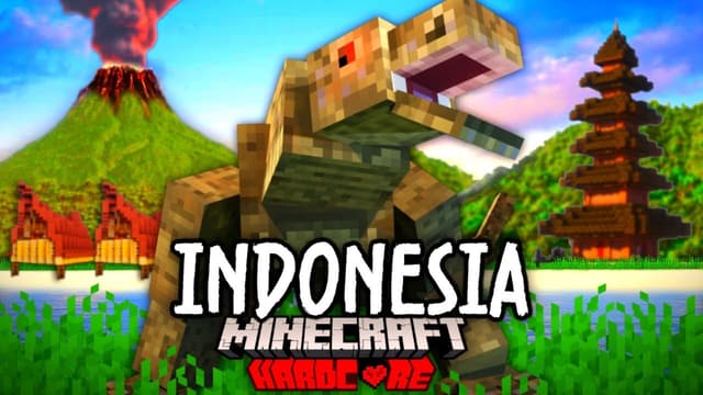 S01:E09 - I Survived 100 Days in INDONESIA in Hardcore Minecraft!