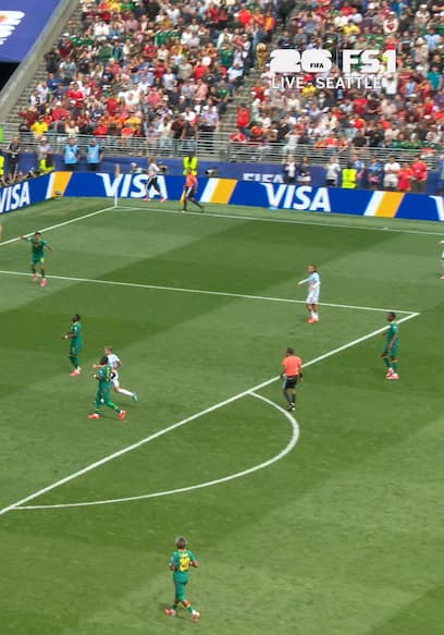 Belgium's Romelu Lukaku Slots Home Cross Against Senegal poster