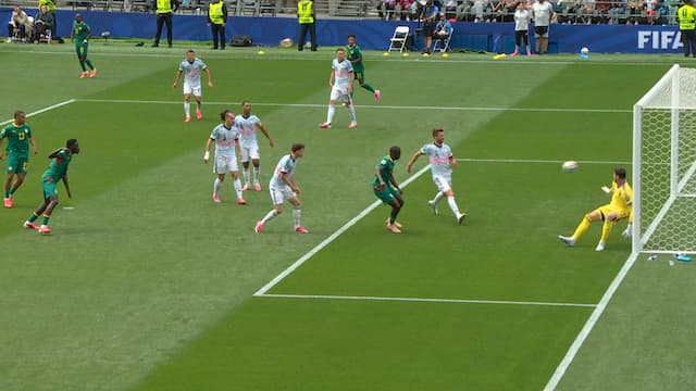 S2026:E227 - Senegal's Habib Diarra Scores Goal to Take Early Lead vs. Belgium