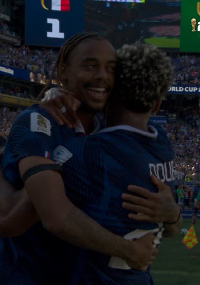 France’s Bradley Barcola Scores Goal, Extending Lead vs. Senegal poster