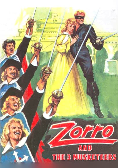 Zorro and the 3 Musketeers poster