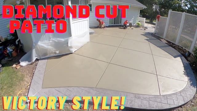 S01:E07 - Diamond Pattern Patio With Stamped Border