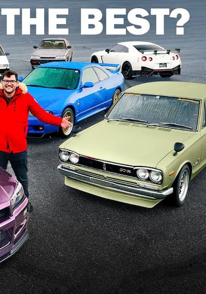 S01:E02 - I Drove EVERY Nissan GT-R poster