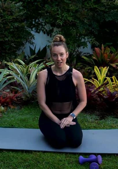 S01:E06 - 50 Min Yoga Inspired Full Body Workout With Weights poster