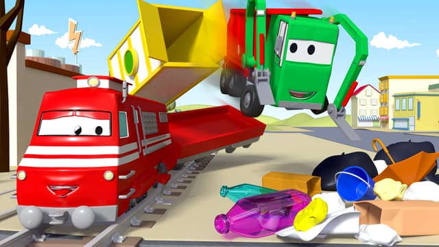 S01:E02 - Gary the Garbage Truck Cleans Car City